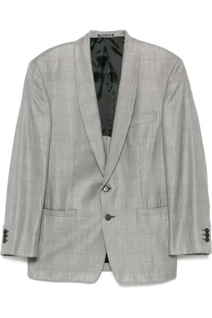VERSACE 1991 checked blazer