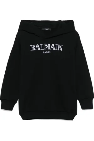 Balmain Logo-embroidered hoodie