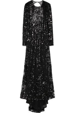 Victoria Beckham Sequined tulle gown