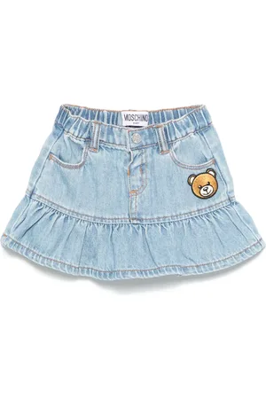Moschino Teddy Bear denim skirt
