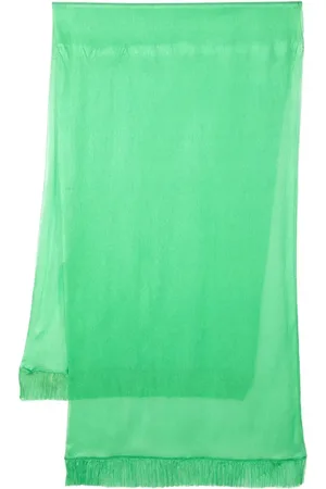 MARIA LUCIA HOHAN Fringed silk scarf