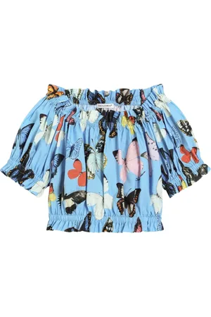 Dolce & Gabbana Butterfly-print blouse