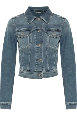 Dolce & Gabbana Logo-plaque denim jacket