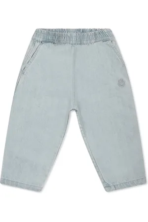 Molo Logo-embroidered jeans