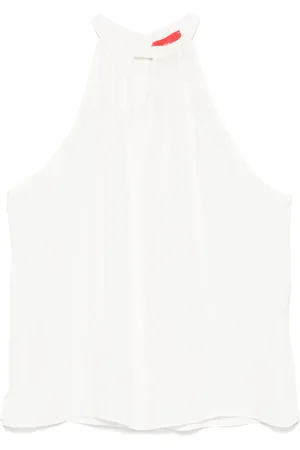 ..,MERCI Halterneck blouse
