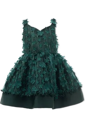 Tulleen Ravine floral-appliqué dress
