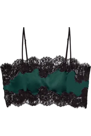 FLEUR DU MAL Lace-trim top