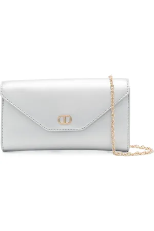 Twin-Set Mini logo-plaque clutch bag
