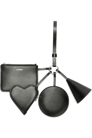 Jil Sander Leather coin-purse keyring