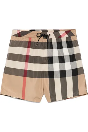 Burberry Check swim shorts