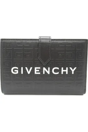 Givenchy 2020s logo-print bi-fold wallet