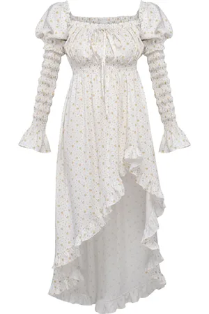Sleeper Floral-print midi dress