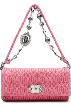 Miu Miu 2010-2020s matelass?? leather shoulder bag
