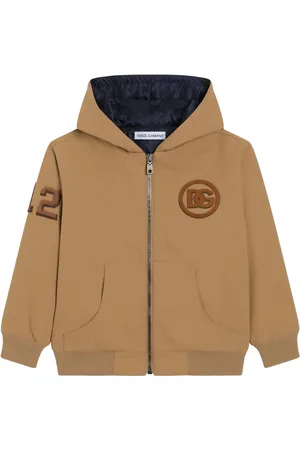 Dolce & Gabbana Logo-appliqué hooded jacket