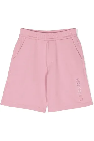 Moncler Logo-embroidered cotton shorts