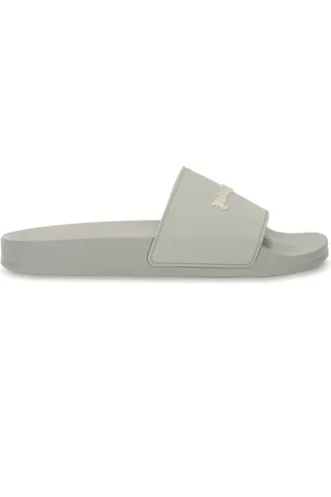 Palm Angels Monogram-embossed pool slides