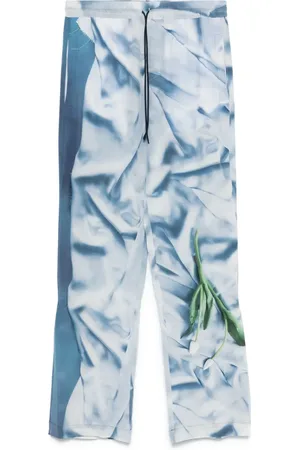 Victoria Beckham Flowers satin pyjama trousers