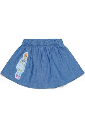 Marni Logo-print denim skirt