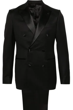 LUIGI BIANCHI MANTOVA Peak-lapels double-breasted suit
