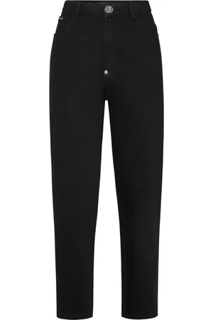 Philipp Plein Logo-appliqué jeans