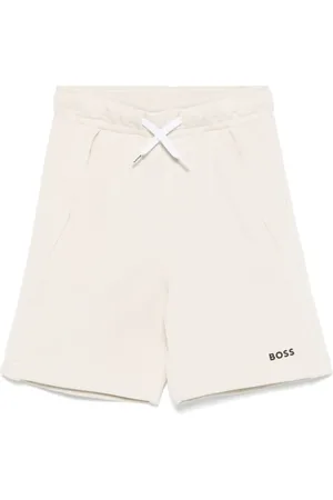 HUGO BOSS Logo-print cotton shorts
