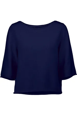 Allude Slash-neck sweater