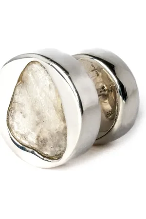 PARTS OF FOUR Diamond-encrusted sterling stud earring