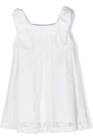 Lapin House Lace-overlay dress
