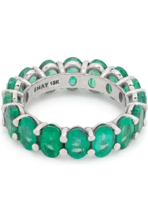Shay 18K gold emerald ring