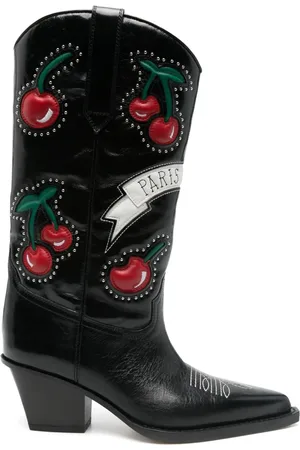 PARIS TEXAS 60mm Cherry Blossom boots