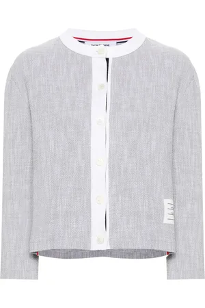Thom Browne Tweed cotton cardigan
