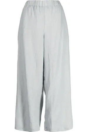 Eileen Fisher Wide-leg cropped trousers