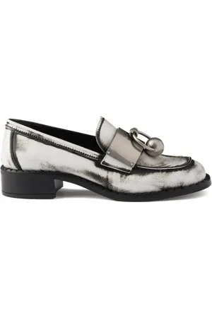 Prada Brushed leather loafers