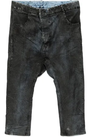 11 BY BORIS BIDJAN SABERI Button fastening jeans