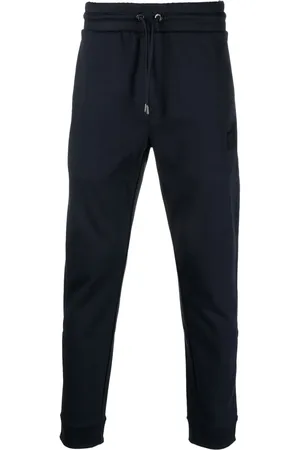 HUGO BOSS Logo-patch slim track trousers