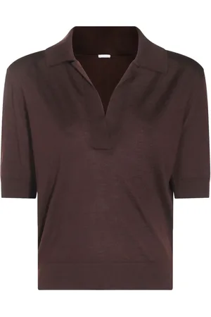 Malo V-neck polo top