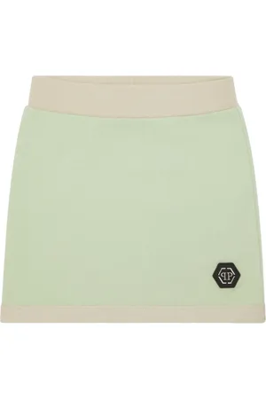 Philipp Plein Logo-appliqué mini skirt