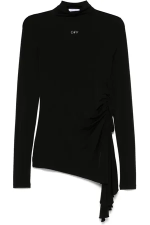 OFF-WHITE Draped mini dress