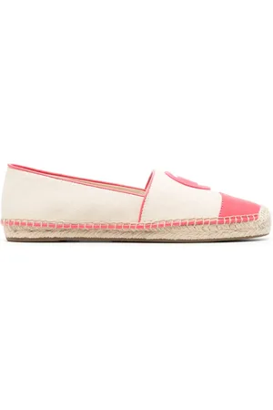 Michael Kors Monogram-embroidered espadrilles