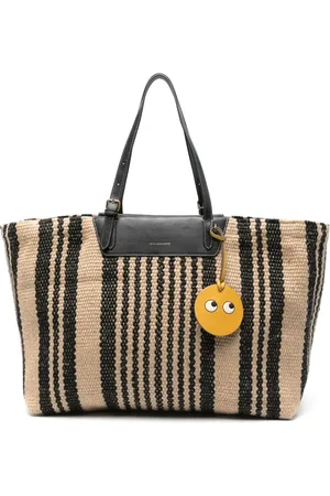 Anya Hindmarch E/W jute tote bag