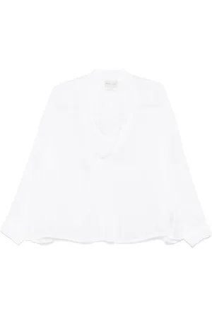 FORTE FORTE Crossover-detail blouse