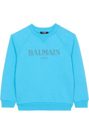 Balmain Logo-print cotton sweatshirt