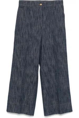 AKRIS Cropped wide jeans