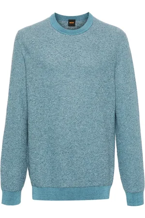 HUGO BOSS Mélange-effect jumper