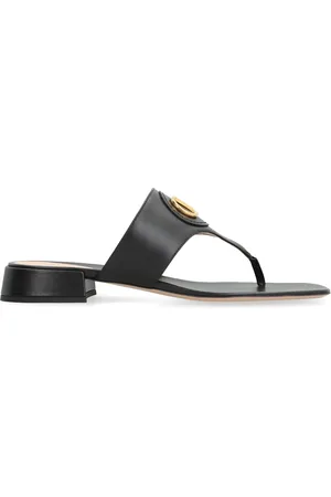 VALENTINO GARAVANI VLogo leather slides