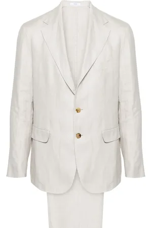 Boglioli Single-breasted linen suit