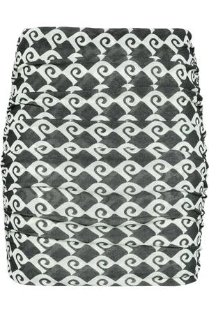 Nanushka Geometric-print mini skirt