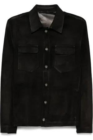SALVATORE SANTORO Suede shirt jacket