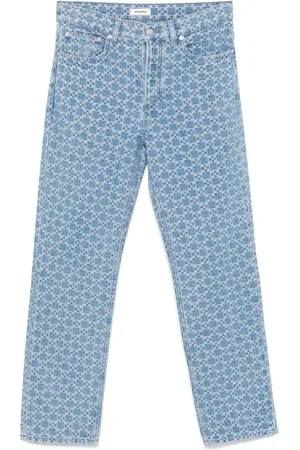 Sandro Patterned-jacquard jeans
