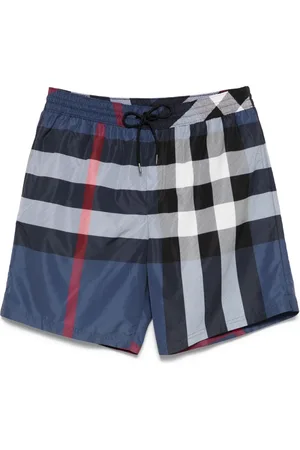 Burberry Check-motif swim shorts
